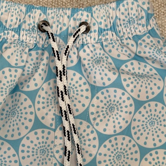 Snapper Rock Blue White Pattern Swim Shorts Trunks 3/6M - Picture 2 of 7